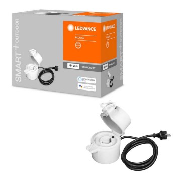Ledvance - Prise connectée extérieur SMART+ PLUG SCHUKO 3680W IP44 Wi-Fi
