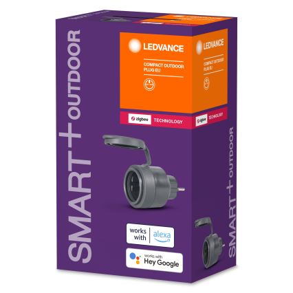 Ledvance - Prise connectée extérieure SMART+ PLUG 3680W IP44