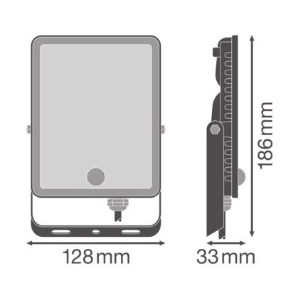 Ledvance - Projecteur d'extérieur avec détecteur FLOODLIGHT LED/30W/230V 6500K IP65