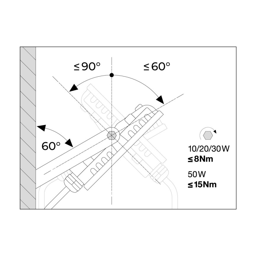 Ledvance - Projecteur d'extérieur avec détecteur FLOODLIGHT LED/30W/230V 6500K IP65