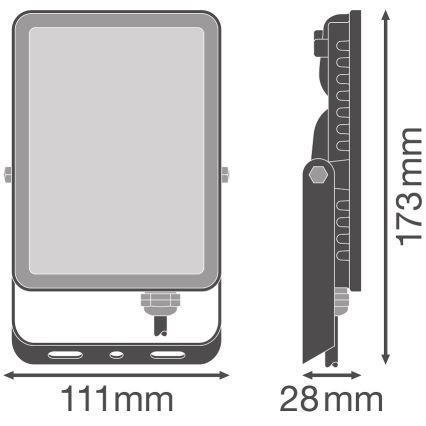 Ledvance - Projecteur d'extérieur LED FLOODLIGHT LED/20W/230V 4000K IP65