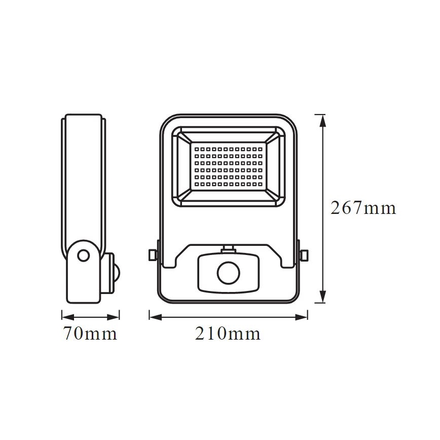 Ledvance - Projecteur LED avec détecteur ENDURA LED/50W/230V IP44