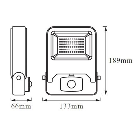 Ledvance - Projecteur LED ENDURA avec détecteur ENDURA LED/20W/230V IP44