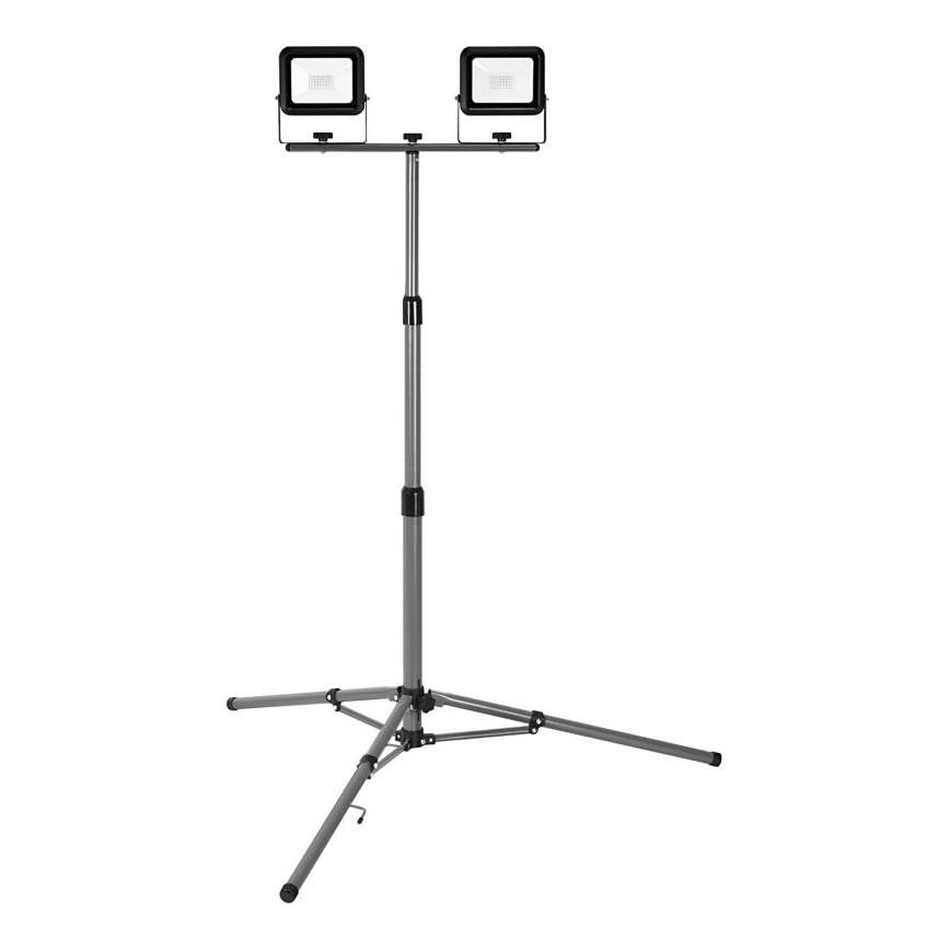 Ledvance - Projecteur LED extérieur avec un support WORKLIGHT TRIPOD 2xLED/20W/230V 6500K IP65