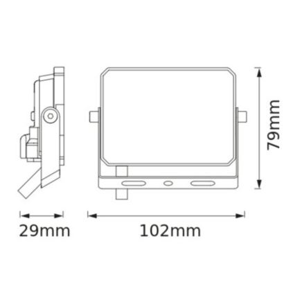 Ledvance - Projecteur LED extérieur LED/10W/230V 4000K IP65