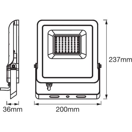 Ledvance - Projecteur LED SMART+ FLOOD LED/50W/230V IP65 Wi-Fi