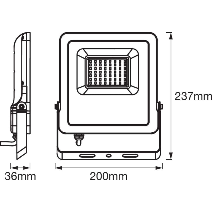 Projecteur LED extérieur LEDVANCE SMART+ DIMMABLE 50 W 4058075474666 50 W blanc  chaud - Conrad Electronic France