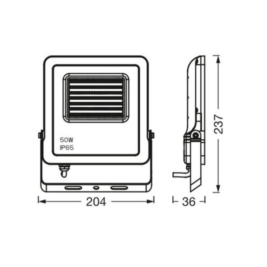 Ledvance - Projecteur extérieur LED RGBW à intensité variable SMART+ FLOODLIGHT LED/50W/230V IP65 Wi-Fi