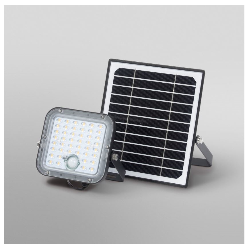 Ledvance - Projecteur solaire à intensité variable avec détecteur de mouvement et de crépuscule FLOOD SPLIT LED/10W/3,2V 5000 mAh IP65 + Télécommande