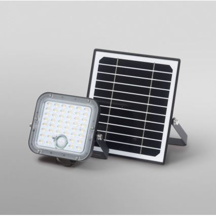 Ledvance - Projecteur solaire à intensité variable avec détecteur FLOOD SPLIT LED/10W/7,4V IP65 + Télécommande