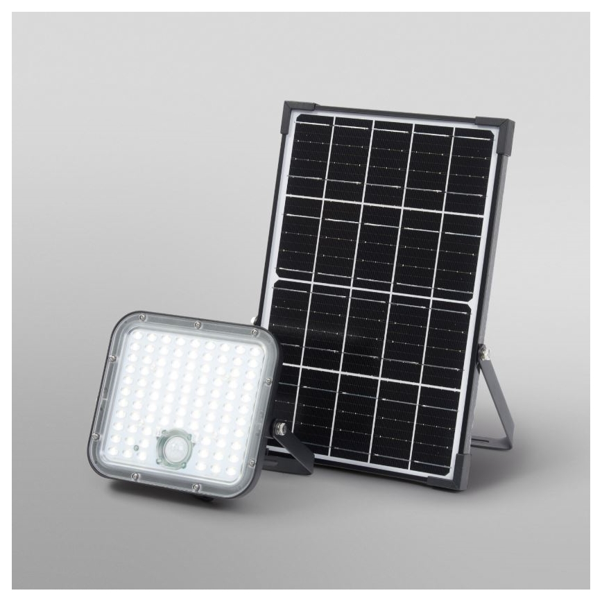 Ledvance - Projecteur solaire à intensité variable avec détecteur FLOOD SPLIT LED/30W/6,4V 5000 mAh IP65 + Télécommande