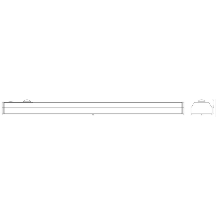 Ledvance - Réglette de cuisine avec détecteur MOBILE LED/1W/5V 1000 mAh 4000K 40 cm