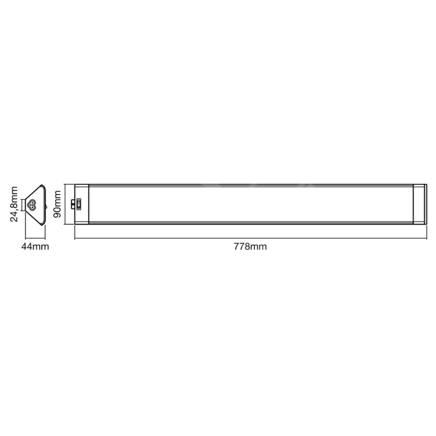Ledvance - Réglette LED sous meuble de cuisine CORNER LED/18W/230V