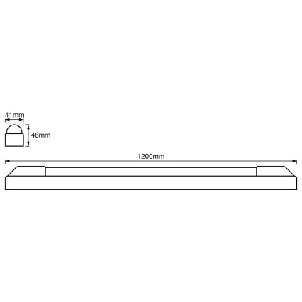 Ledvance - Réglette LED sous meuble de cuisine POWER BATTEN LED/24W/230V 4000K