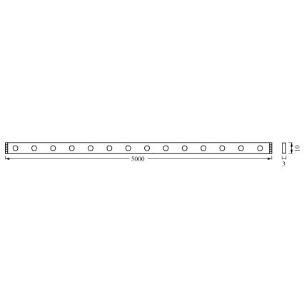 Ledvance - Ruban LED RGB à intensité variable SMART+ MAGIC FLEX 5m LED/24W/230V Wi-Fi + télécommande