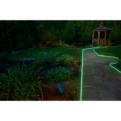 Ledvance - Ruban LED solaire RGB dimmable FLEX MAGIC 5m LED/1,6W/5V + télécommande