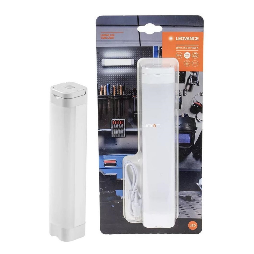 Ledvance - Spot de balisage à intensité variable LINEAR LED/6,9W/5V 2200 mAh IP54