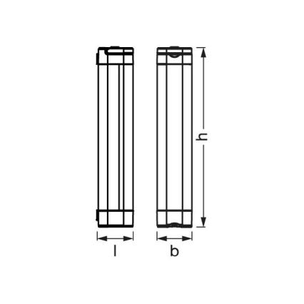 Ledvance - Spot de balisage à intensité variable LINEAR LED/6,9W/5V 2200 mAh IP54