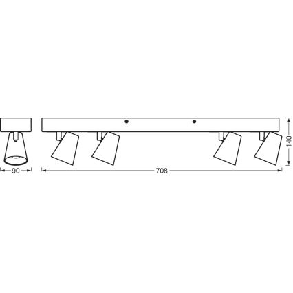 Ledvance - Spot DECOR NEPTUNE LED/27W/230V