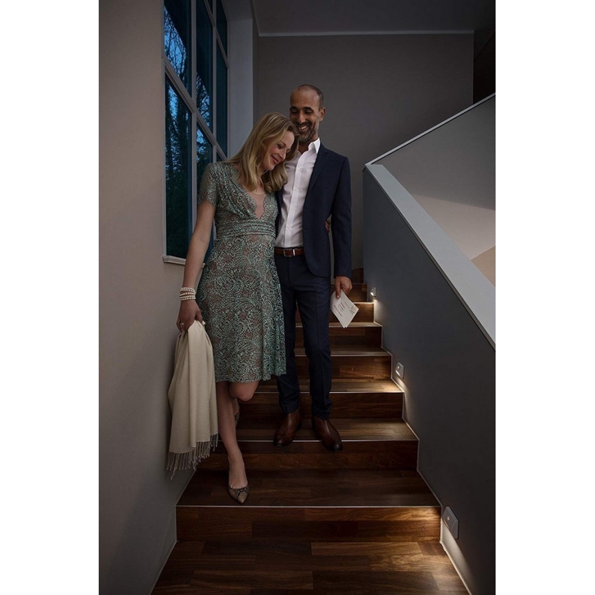 Ledvance - Spot d'escalier avec détecteur NIGHTLUX LED/0,25W/3xAAA IP54