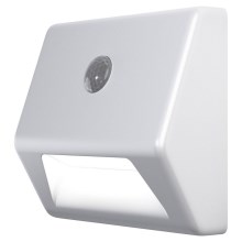 Ledvance - spot d'escalier LED avec détecteur NIGHTLUX LED/0,25W/3xAAA IP54