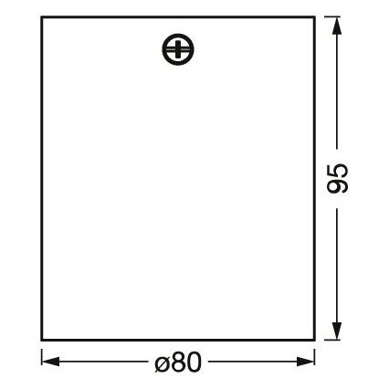 Ledvance - Spot SPOT 1xGU10/7W/230V noir