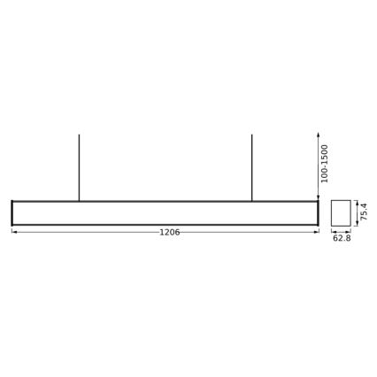 Ledvance - Suspension filaire à intensité variable LED SUN@HOME LED/50W/230V 2200-5000K CRI 95 Wi-Fi