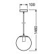 Ledvance - Suspension filaire BUBBLE 1xE27/40W/230V d. 20 cm