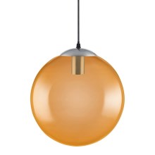 Ledvance - Suspension filaire BUBBLE 1xE27/40W/230V orange d. 30 cm