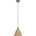 Ledvance - Suspension filaire DECOR RAFFIA 1xE27/15W/230V pelote de raphia