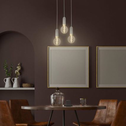 Ledvance - Suspension filaire PENDULUM ROUND 1xE27/15W/230V blanc