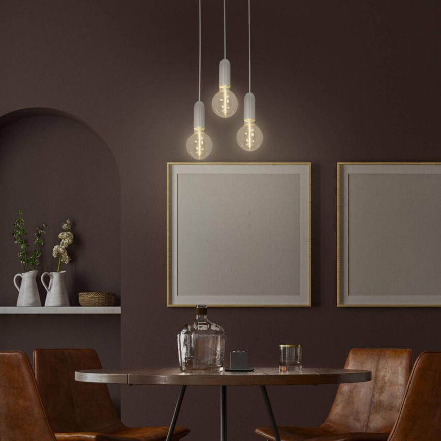 Ledvance - Suspension filaire PENDULUM ROUND 1xE27/15W/230V blanc