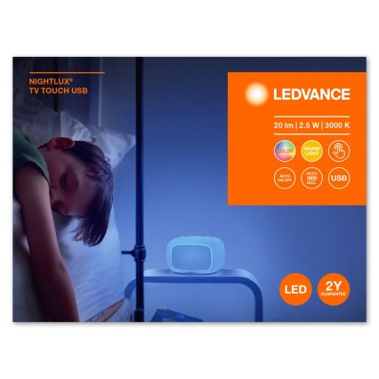 Ledvance - Veilleuse tactile enfant TOUCH LED/2,5W/5V