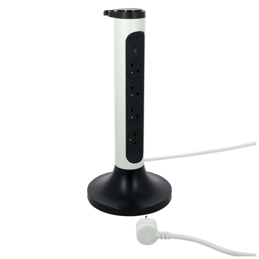 Legrand 049410 - Colonne de prises 230V/16A, 4x2P+T 2m