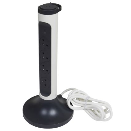 Legrand 049410 - Colonne de prises 230V/16A, 4x2P+T 2m