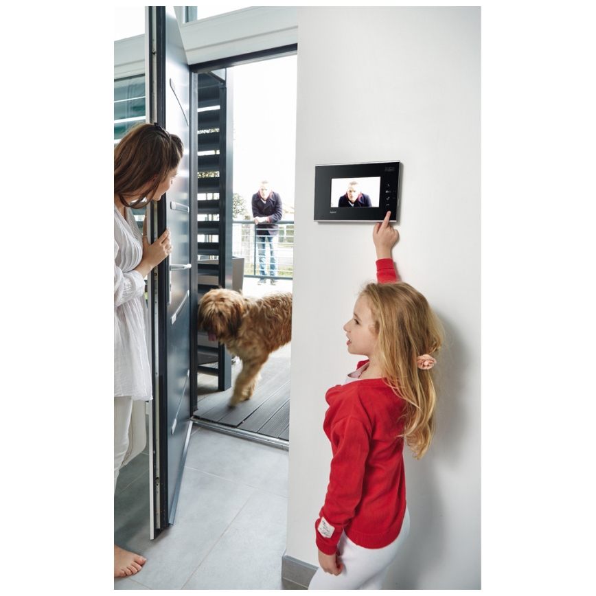 Legrand 369220 - Kit interphone vidéo miroir pour un appartement IP54