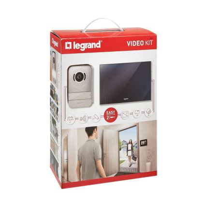 Legrand 369220 - Kit interphone vidéo miroir pour un appartement IP54