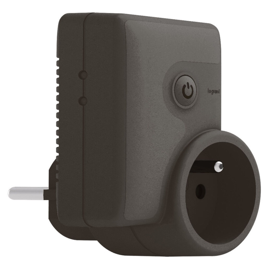 Legrand 64887 - Prise mobile connectée VALENA 230V Wi-Fi IP41 noire