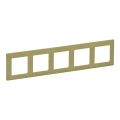 Legrand 754085 - Cadre pour interrupteurs VALENA LIFE 5P vert