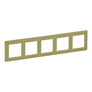 Legrand 754085 - Cadre pour interrupteurs VALENA LIFE 5P vert