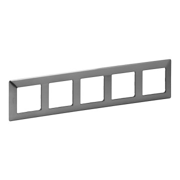 Legrand 754155 - Cadre pour interrupteur VALENA LIFE 5P inox