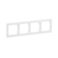 Legrand - Cadre 4 postes SUNO blanc