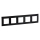 Legrand - Cadre 5 postes NILOE noir