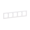 Legrand - Cadre 5 postes SUNO blanc