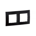 Legrand - Cadre double NILOE noir