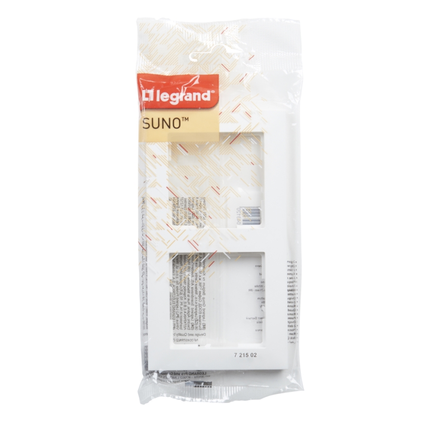 Legrand - Cadre double SUNO blanc