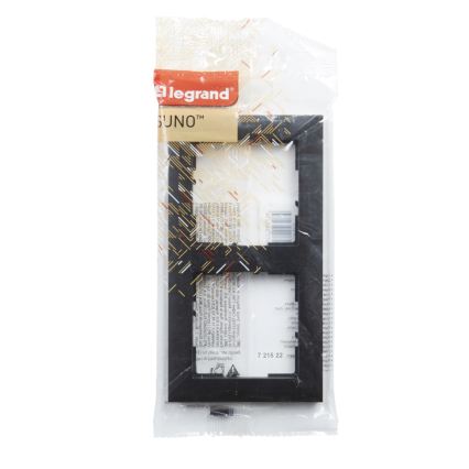 Legrand - Cadre double SUNO noir
