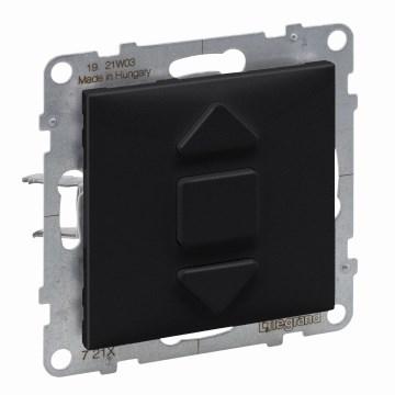 Legrand - Commande sans cadre pour stores SUNO, noire