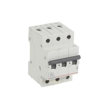 Legrand - Disjoncteur 3 pôles RX3 3P B 20A 6000A