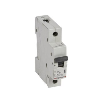 Legrand - Disjoncteur monophasé RX3 1P C 25 A 6000 A
